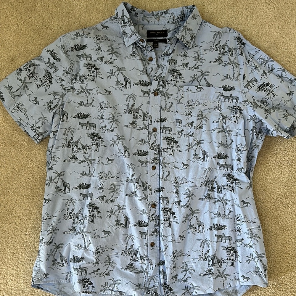 Men’s summer shirt banana republic xxl